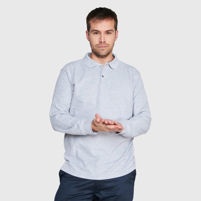 Camisa corporativa oxford manga larga para uniforme ejecutivo