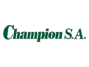 Logotipo de Champion, cliente de uniformes corporativos Grazia Fontanesi