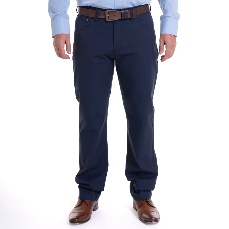 Pantalón canvas de cinco bolsillos para uniforme corporativo