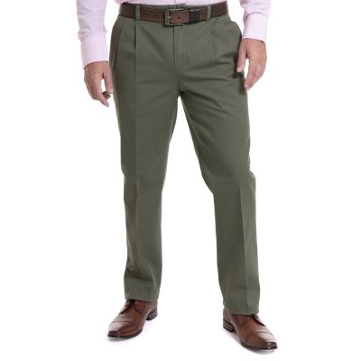 Pantalón de gabardina pinzado para uniforme de vestir